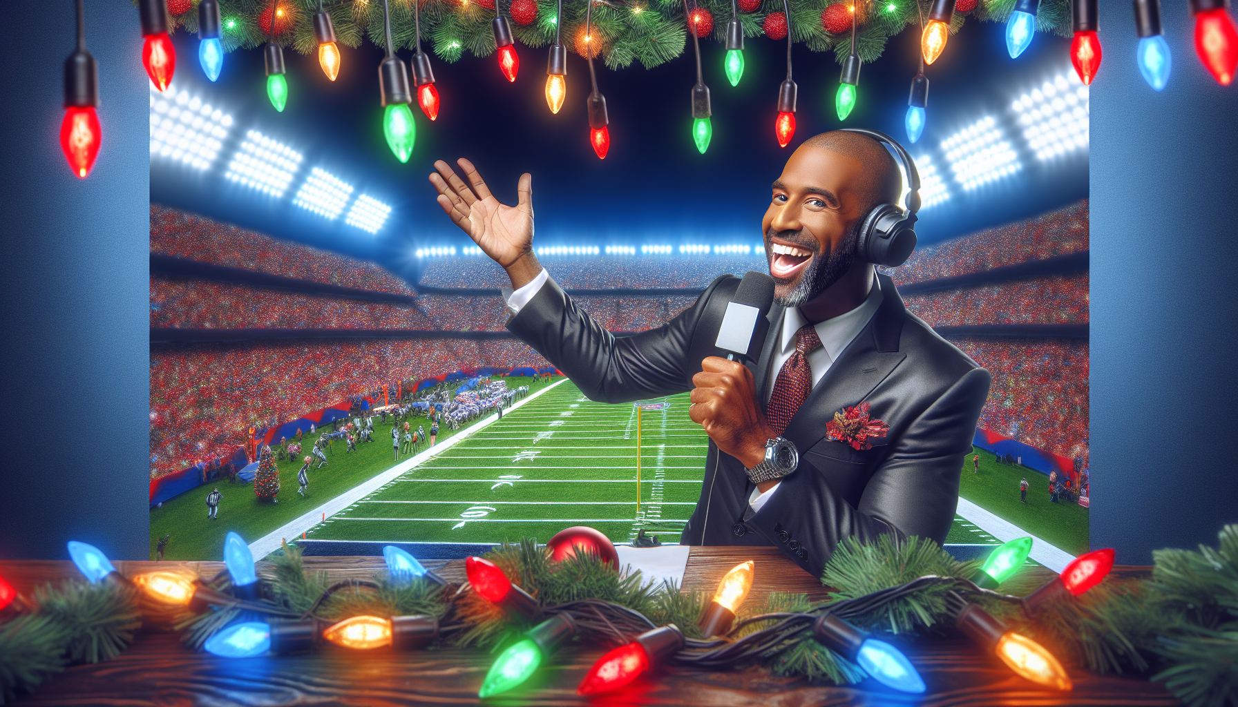 scopri chi sarà il commentatore definitivo dei giochi NFL di Natale di Netflix e preparati per un'esperienza visiva emozionante!