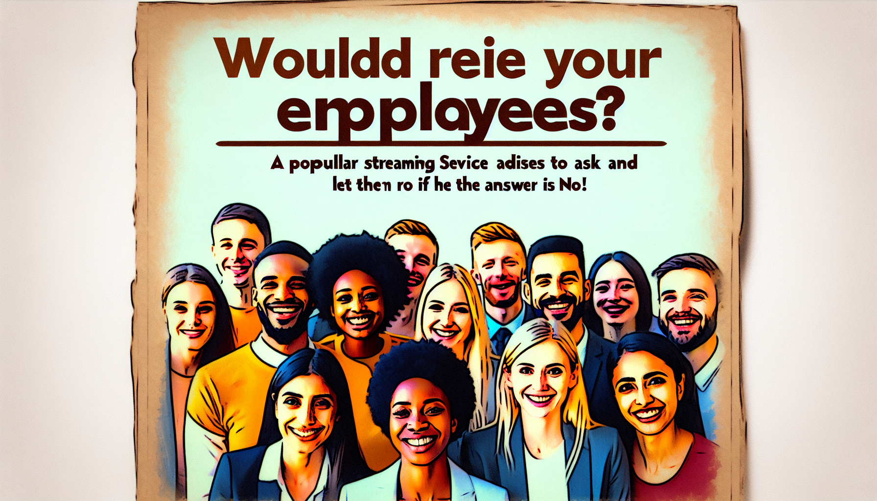 netflix encourages managers to ask themselves if they would rehire their employees and to consider firing them if the answer is no. learn more about this unconventional approach to employee performance evaluation.