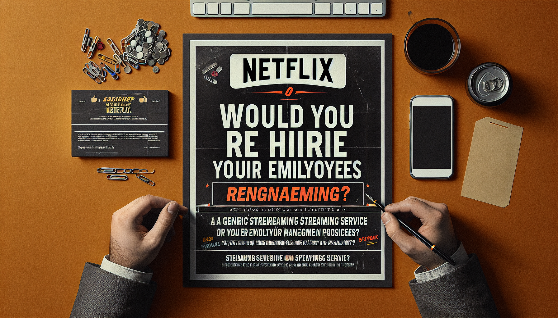 Netflix anima a los directivos a considerar la posibilidad de volver a contratar a sus empleados y a considerar despedirlos si la respuesta es no. Obtenga más información sobre su enfoque en la gestión de empleados.